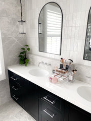 Beautiful acrylic makeup storage organiser box. Personalised makeup brush holders. Makeup brush canisters. Personalised makeup brush holder. Personalised vase. Acrylic Makeup Organisers. Makeup Storage Unit. Acrylic Organiser. Transparent acrylic makeup organisers. Easy to clean makeup storage High grade lucite acrylic