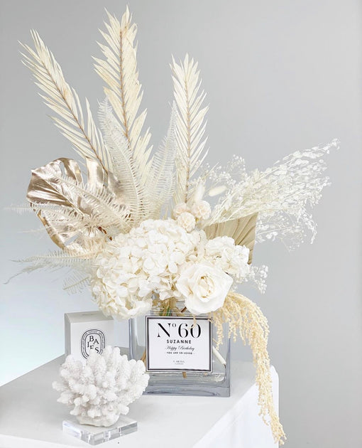 (Blooms only) Forever Arrangement 'Gold Leaf Mix' Cartel Flowers