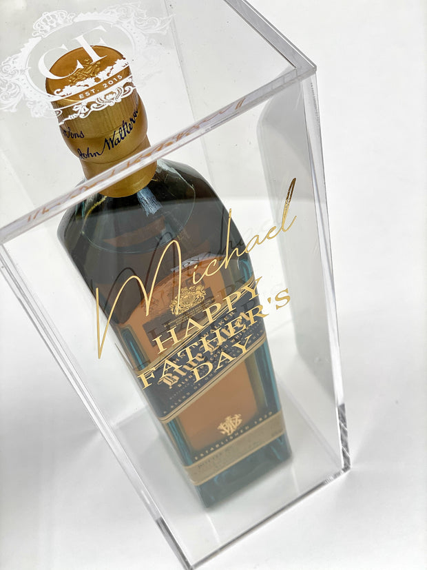 Acrylic Scotch Wine Champagne Box
