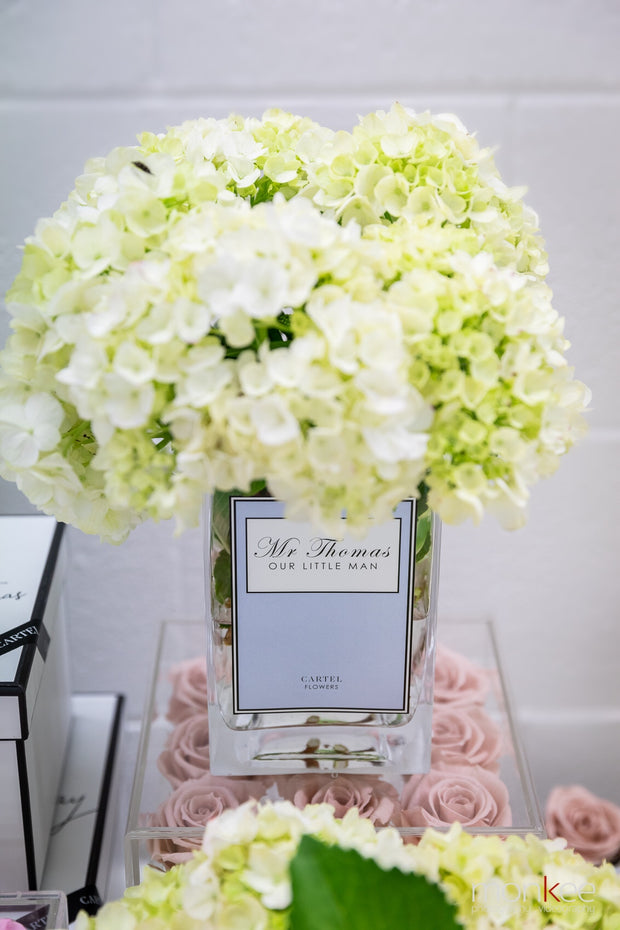 Personalised Glass Vase "Pastel Edition"