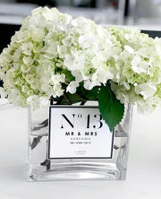 Personalised Glass Vase - "No. Edition"