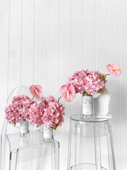 Angel Mum Tribute Vase + Forever Blooms