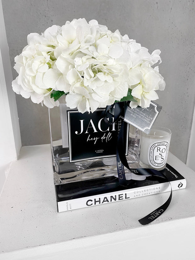 Personalised No.5 Chanel Vase by Cartel Flowers
