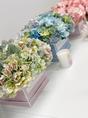 Hydrangea Pastel Pink Gift Box