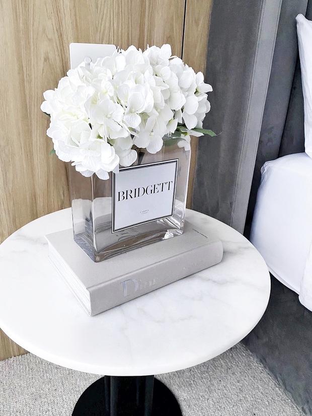 Personalised No.5 Chanel Vase by Cartel Flowers