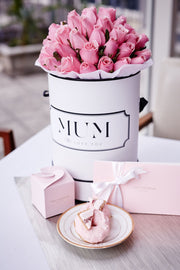 PINK FRESH BLOOMS White Box