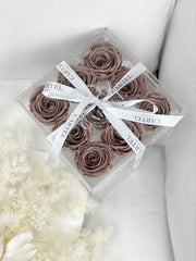 Small Acrylic Box - Choose your rose colour. (FREE GIFT BOX!)